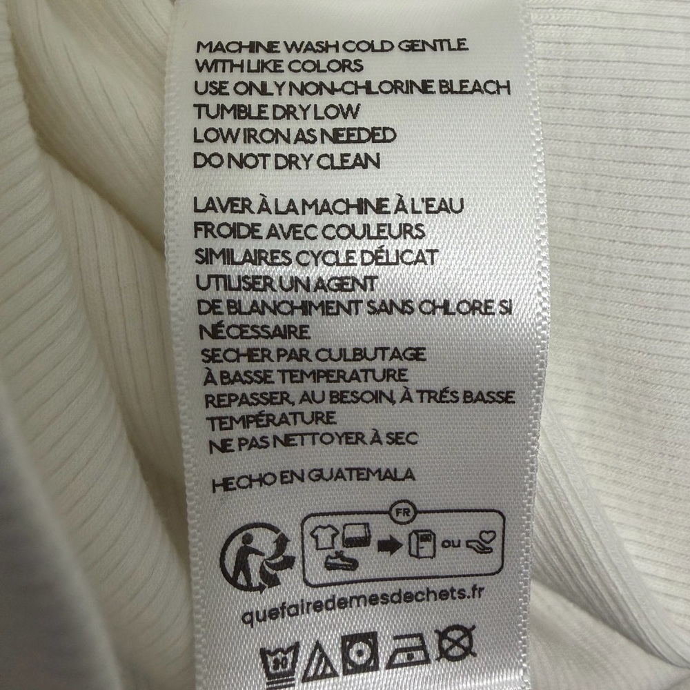 Pilcro White One-Shoulder Ribbed Tank Top - Picture 5 of 5